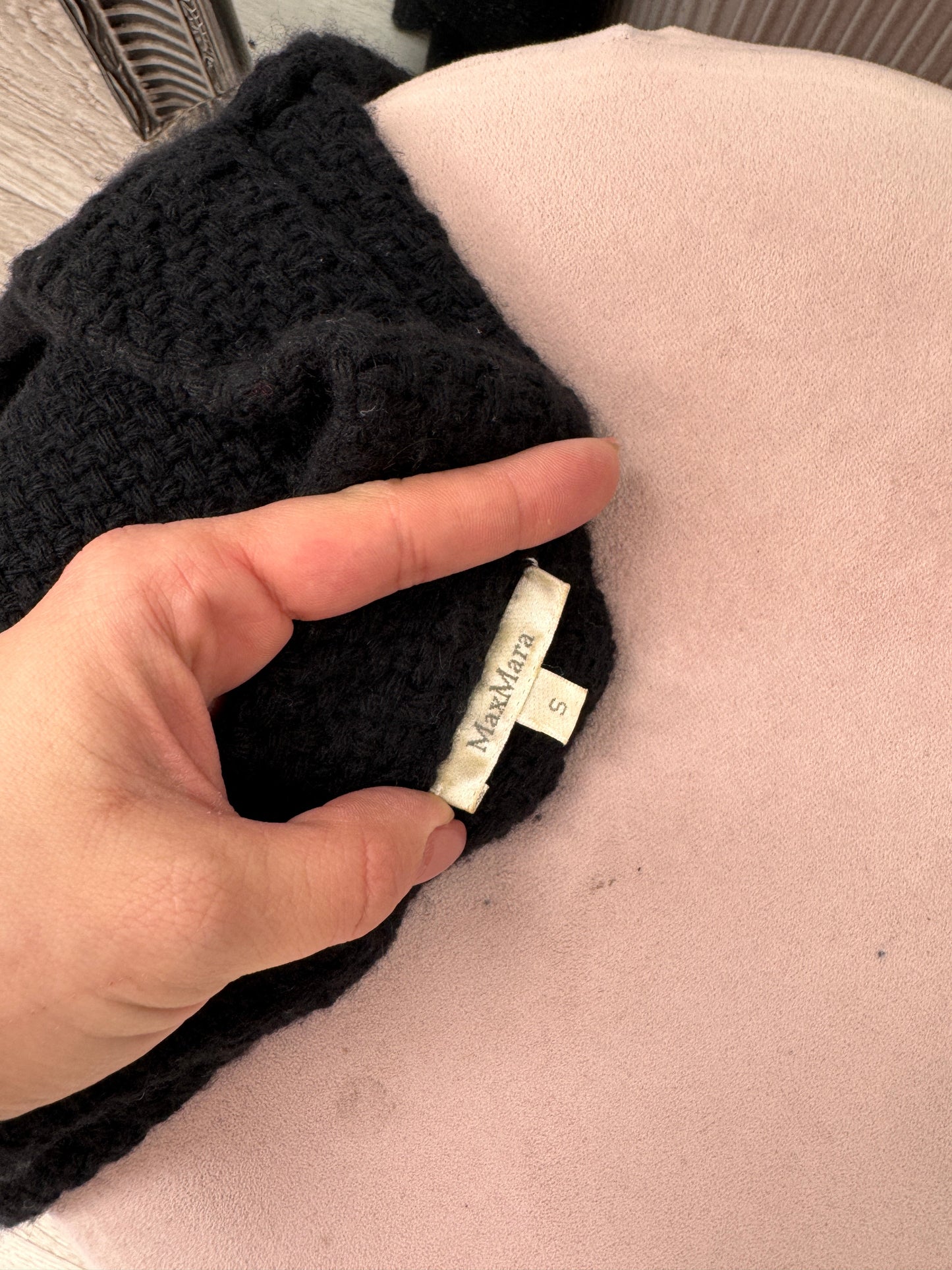 Jacheta tip capa luxury Max Mara din cașmir și lana extrafina