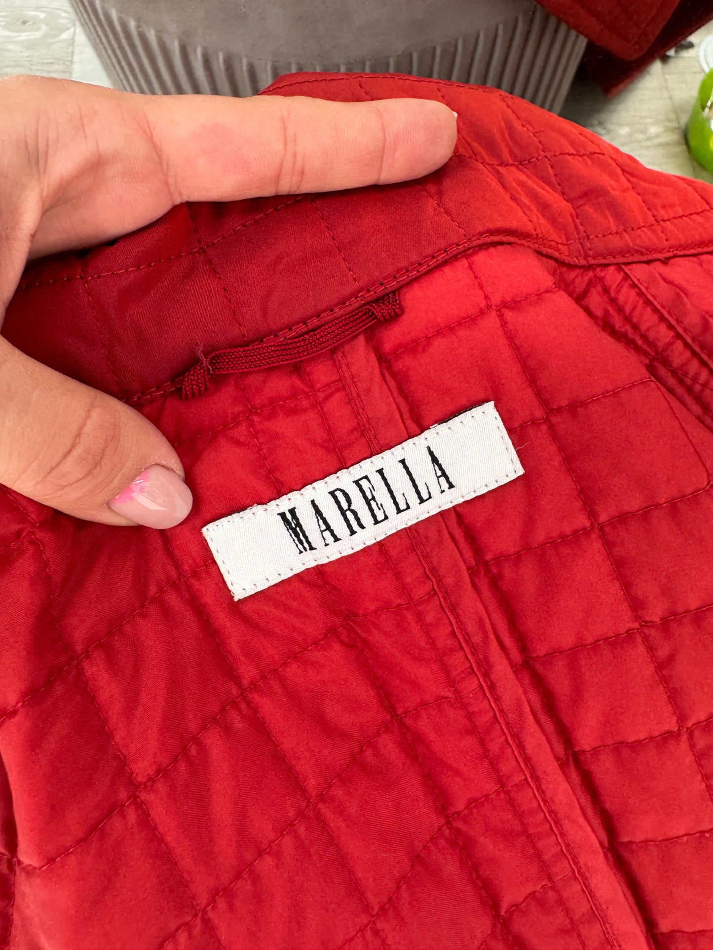 Geacă subțire matlasata Marella by Max Mara cherry red