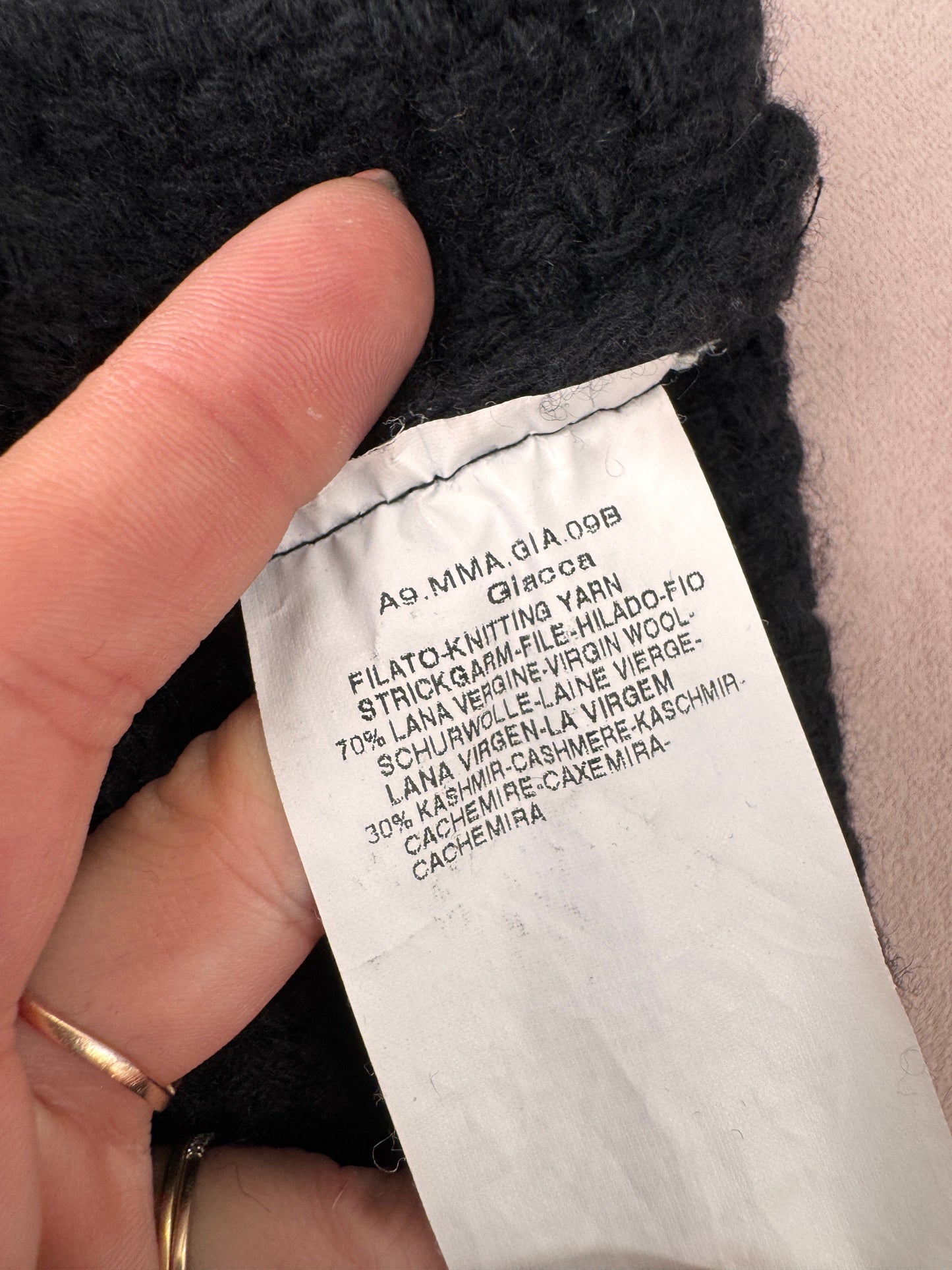Jacheta tip capa luxury Max Mara din cașmir și lana extrafina