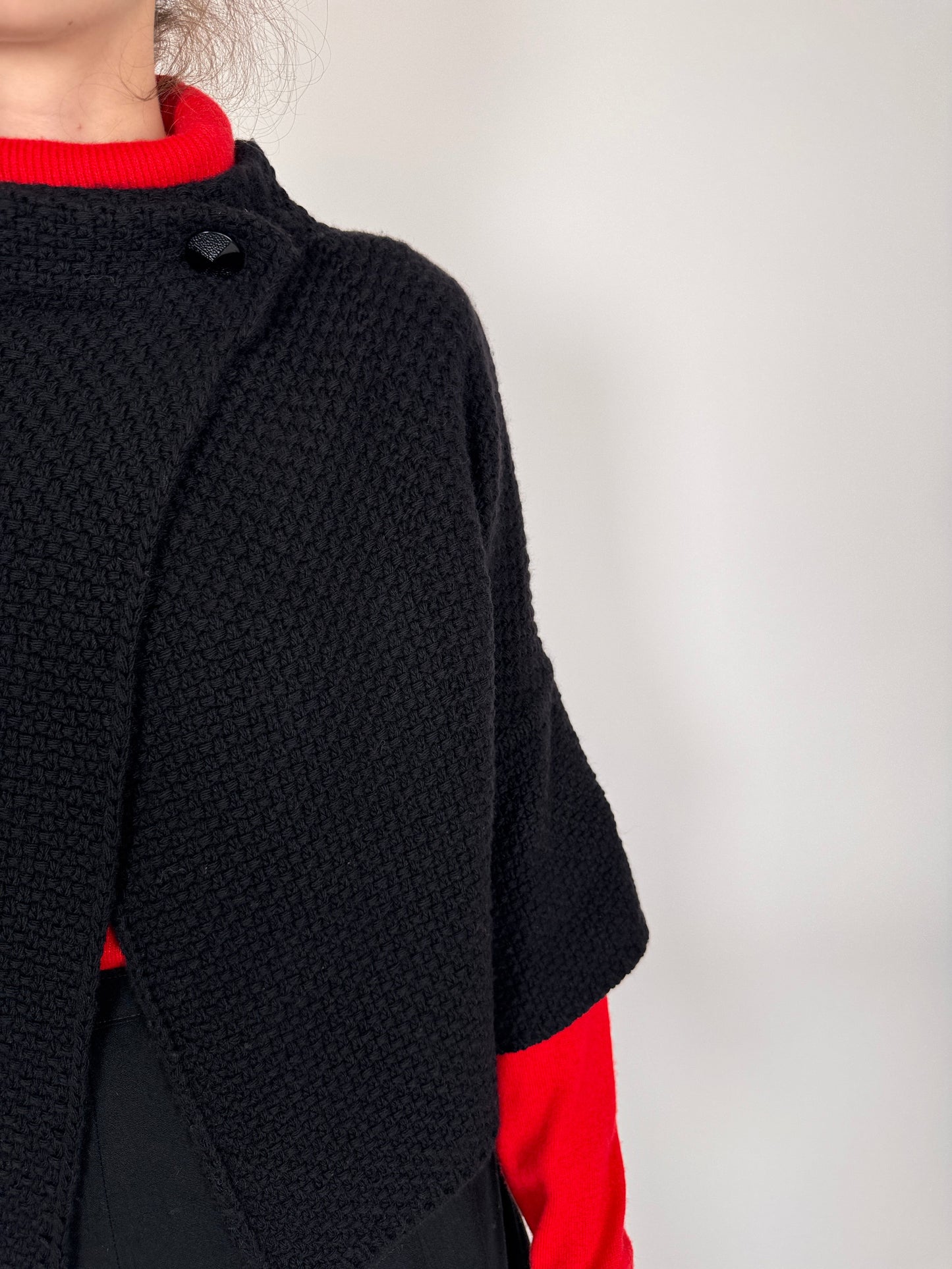 Jacheta tip capa luxury Max Mara din cașmir și lana extrafina