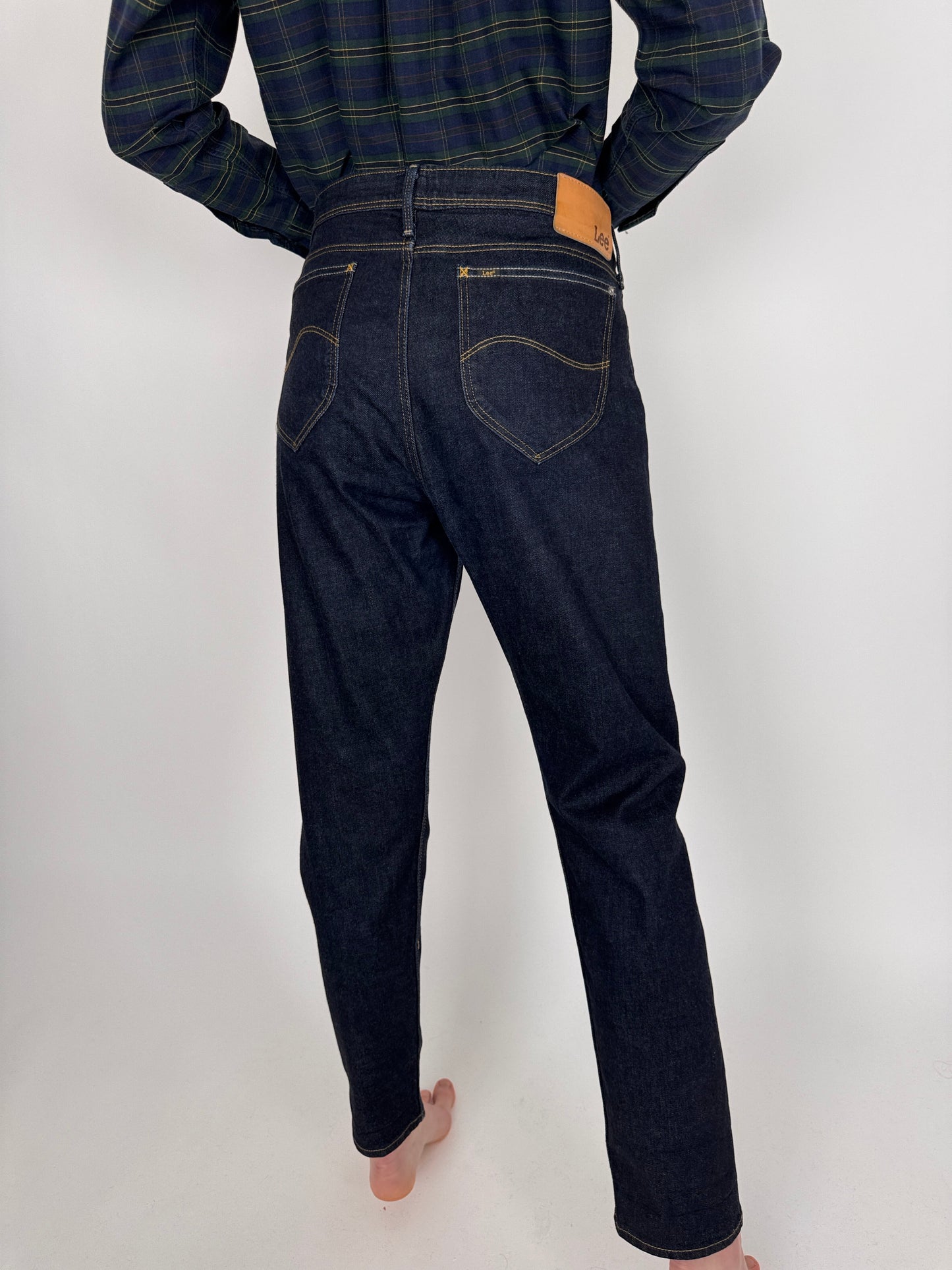 Blugi premium din jeans raw plin modelator