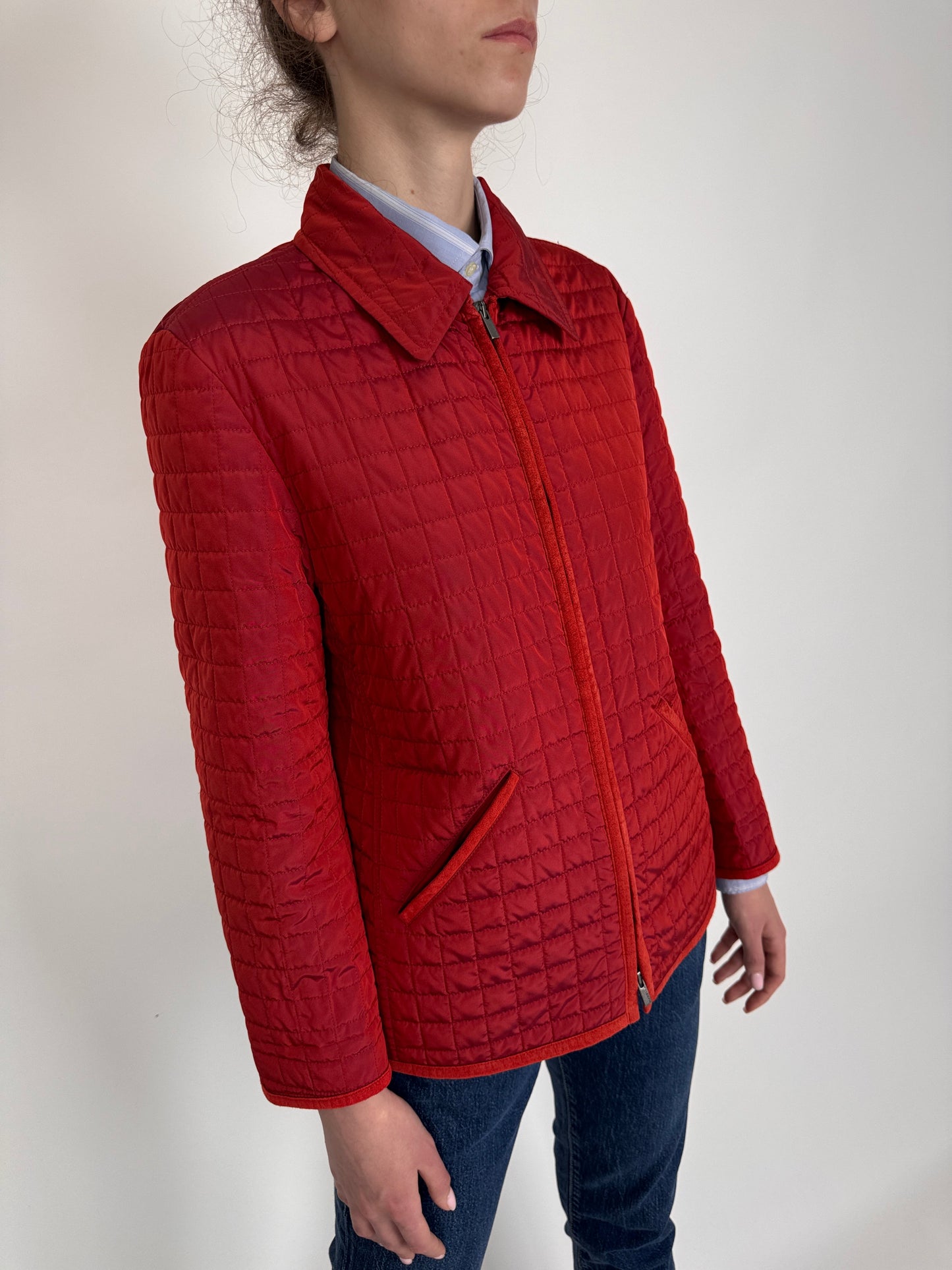 Geacă subțire matlasata Marella by Max Mara cherry red
