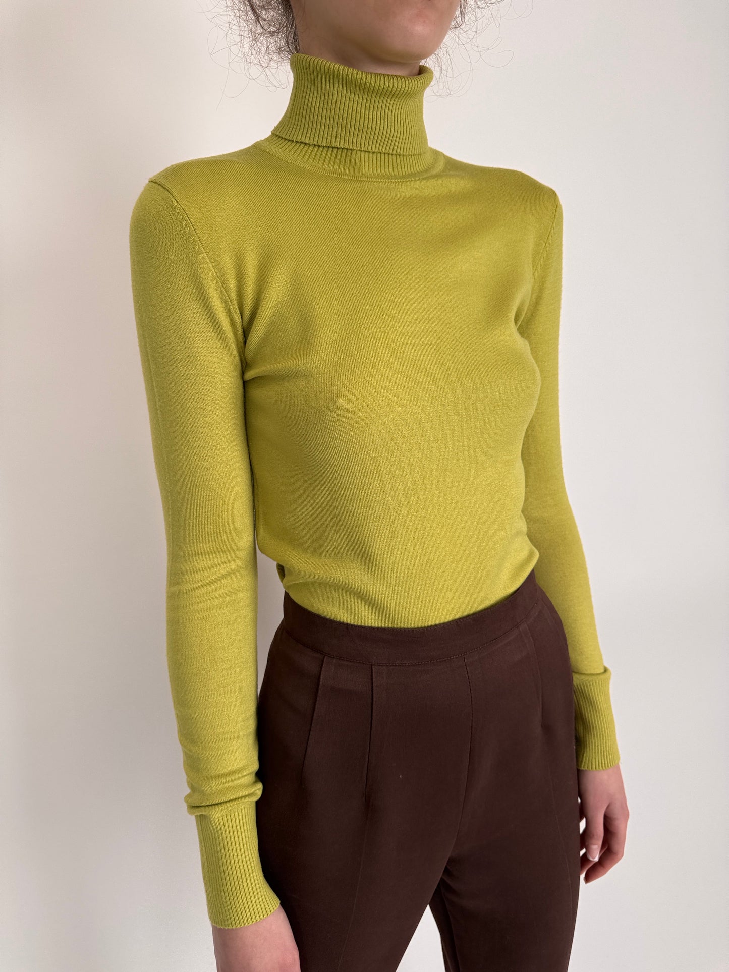 Maleta verde lime din vascoza